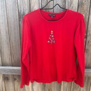 Vintage Carolyn Taylor tshirt holiday size large